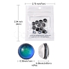 Translucent Glass Cabochons GLAA-YW0001-50-4