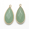 Natural White Jade Pendants G-S221-10G-1