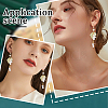 30Pcs Brass Earring Hooks KK-BBC0011-93-5
