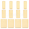 12Pcs 3 Style Ion Plating(IP) 201 Stainless Steel Pendant STAS-DC0006-02-1