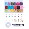 15 Colors Handmade Polymer Clay Beads DIY-JP0005-47-4mm-1
