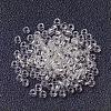 FGB 12/0 Grade A Transparent Silver Lined Round Glass Seed Beads X-SEED-A022-F12-34-2