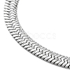 Non-Tarnish 304 Stainless Steel Herringbone Chain Necklaces NJEW-P282-02P-3