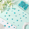 112Pcs 7 Styles Dyed Synthetic Turquoise Cabochons TURQ-SP0001-02-3