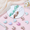 12Pcs Silicone Beads SIL-BM0001-03-4