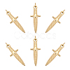 6Pcs 304 Stainless Steel Pendants STAS-UN0031-18-1