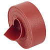2M Flat Double Face Lychee Pattern Imitation Leather Band LC-WH0010-01A-03-1