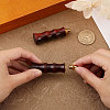 Wood Bamboo Joint Shaped Perfume Bottle Big Pendants WOOD-WH0001-09-3