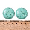 Dyed Synthetic Turquoise Cabochons G-B085-02A-01-3