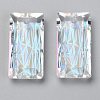 Embossed Glass Rhinestone Pendants GLAA-J101-07B-001MO-2