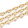 304 Stainless Steel Rhombus Link Chains CHS-Q009-01G-1