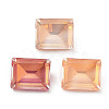 Electroplate K9 Glass Rhinestone Cabochons RGLA-M016-G02-AM-2