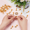 33Pcs 11 Styles Alloy Hair Braid Pendant OHAR-CP0001-14-3