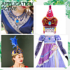 30Pcs Extra Large Jewelry Sticker TACR-FG0001-19A-6
