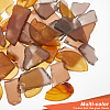 60Pcs 3 Colors Matte Mosaic Tiles Glass Cabochons DIY-NB0006-30-3