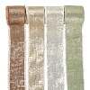 4 Rolls 4 Colors Satin Frayed Ribbon SRIB-TA0001-19-3