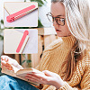 6Pcs 6 Styles Plastic Bookmark Clip AJEW-TA0002-02-9