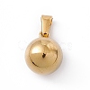 PVD Vacuum Plating 201 Stainless Steel Pendants STAS-G284-13A-G-1