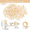 200Pcs Electroplate Glass Charms GLAA-BBC0001-06B-2