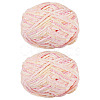 2 Skeins Polyester Yarn for Knitting & Crochet OCOR-TA0003-09A-1