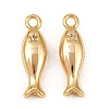 Ocean Theme Brass Micro Pave Cubic Zirconia Pendants KK-F902-08A-G-1
