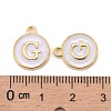 Golden Plated Alloy Charms X-ENAM-S118-01G-3