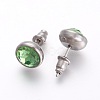304 Stainless Steel Stud Earrings EJEW-F182-A09-2
