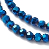 Electroplate Glass Beads Strands EGLA-K015-09A-3