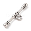 Tibetan Style Alloy Tggle Clasps FIND-C060-055B-AS-2