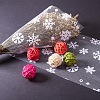 Snowflake Deco Mesh Ribbons OCOR-P010-G01-5