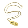 Constellation 304 Stainless Steel Micro Pave Clear Cubic Zirconia Wheat Chain Pendant Necklaces for Women Men NJEW-U007-01K-2