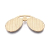 Rack Plating Alloy Enamel Pendants ENAM-T020-19-RS-2