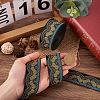 Ethnic Style Embroidery Polyester Ribbons SK-TAC0001-02-6