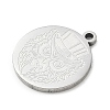 201 Stainless Steel Pendants SA-CBA3D3A-05P-02-2