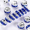 Brass Grade A Rhinestone Spacer Beads RSB038NF-15-1