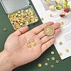 100Pcs 10 Styles Brass Bead Caps KK-CJ0002-08-4