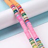 Handmade Polymer Clay Bead Strands CLAY-C003-04F-2