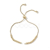 Brass Rhinestone Slider Bracelet Makings KK-E068-VD014-2-1