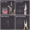 DIY Wire Wrapped Jewelry Making Kits PT-BC0001-47C-S-8