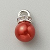 ABS Plastic Imitation Pearl Charms KY-TAC0011-03P-04-1