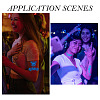 6 Sheets Luminous Paper Tattoo Stickers STIC-TAC0001-007B-10