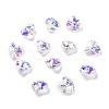 Electroplate Glass Charms X-G030V10mm-001GL-1