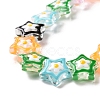 Transparent Glass Beads Strands LAMP-K037-07E-2