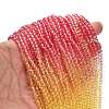 Transparent Painted Glass Beads Strands DGLA-A034-T4mm-A07-2