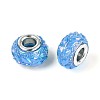 Opaque Resin European Beads RESI-T057-29D-2