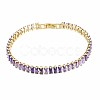 Cubic Zirconia Classic Tennis Bracelet ZIRC-S067-073E-NF-1