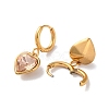PVD Vacuum Plating 304 Stainless Steel Hoop Earrings EJEW-C106-01G-06-2