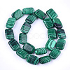 Synthetic Malachite Beads Strands G-T121-11-2