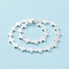 Electroplated Non-magnetic Synthetic Hematite Beads Strands G-C006-08S-2