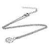 Non-Tarnish 201 Stainless Steel Pendants Necklaces NJEW-S063-TN505-10-2